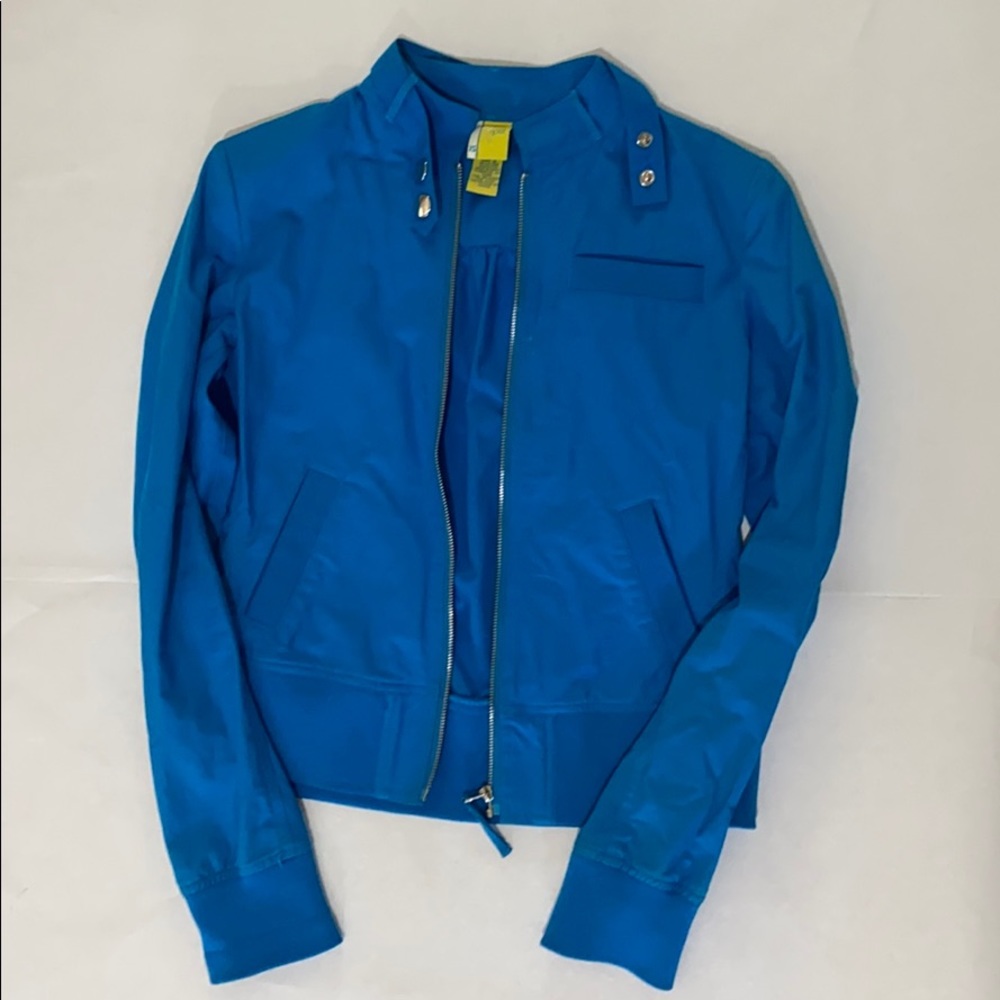 Split bomber jacket